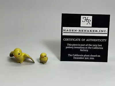 Hagen Renaker #915 481 & 495 2pc Tweetie Set Miniatures  Last Of The HR Stock Y • $14.99