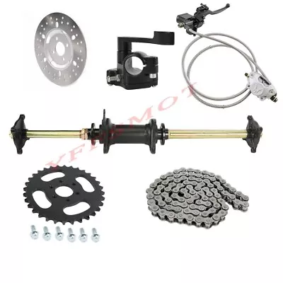 32'' Rear Shaft Axle Kit W/Foot Brake Caliper For 4 Wheeler ATV Quad 140cc 150cc • $245.01