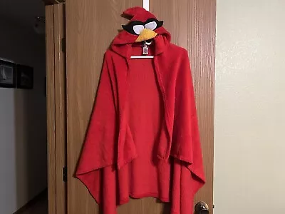£9.88 • Buy Kids Angry Birds Red Bird Hooded Bath Towel 56 X 63 100% Cotton Pool Wrap