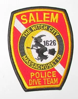 Massachusetts State Salem Witch City Police Scuba Diver Dive Team Patch • $5