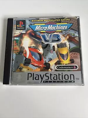 Micro Machines V3 - Sony PlayStation 1 / PS1 - PAL • £4.99