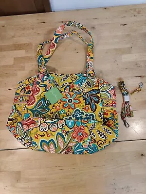 Vera Bradley Provencal Tote Bag Yellow Floral • $29.99