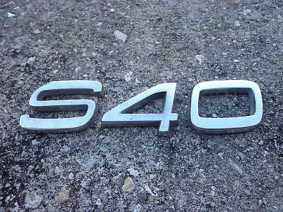 Volvo S40 Trunk Emblem Letters Badge Decal Logo Symbol OEM Factory Genuine Stock • $14.24