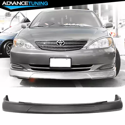 Fits 02-03 Toyota Camry Sedan VIP Style Front Bumper Lip Spoiler - Unpainted PU • $144.99