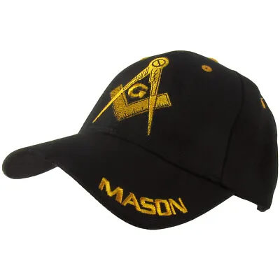 G MASON Masonic Ball Cap Adjustable Freemason Golf/Baseball Hat Freemasonry Gift • $11.77