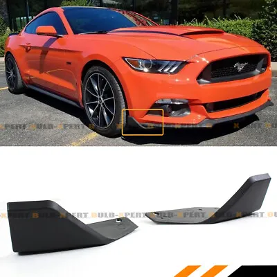 For 2015-2023 Ford Mustang MD Style Front Bumper Chin Spoiler Winglet Splitters • $26.99