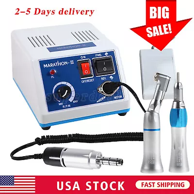 Micromotor Dental Lab Handpiece Micro Motor Fit Marathon 35000 Polishing US • $30.99