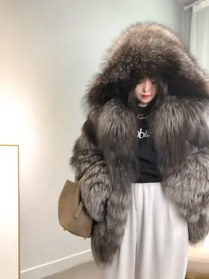 Natural Real  Fur Coat Women Fur Coat Winter Warm Luxury Plus Size Jackets Vest • $994.50