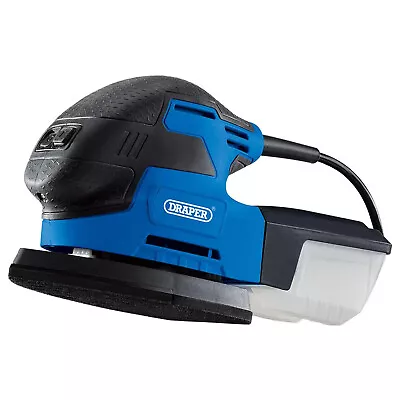 Electric Detail Sander Tri-Base Palm Mouse 3 Interchangeable Plates Draper 57681 • £34.99