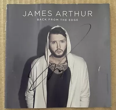 James Arthur  (Back From The Edge) **HAND SIGNED**   AUTOGRAPHED  Cd Album • £19.99