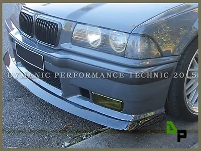 AC Style Carbon Fiber Front Add-on Lip For BMW E36 M3 1992-1998 Only • $345