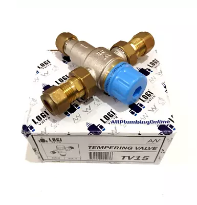 AW Austworld Logi TV15 15mm 1/2  Standard Tempering Mixing Valve Exp Postage • $83