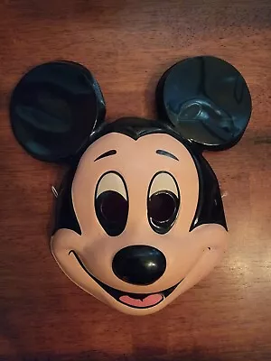 Vintage Mickey Mouse Halloween Mask Walt Disney Costume Ben Cooper Minnie Ears • $35