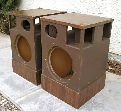 Vintage BOSE 501 Original Wood Speaker Cabinets Parts Or Restore • $34.98