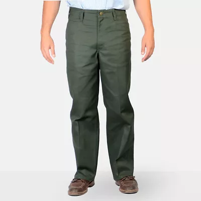 Ben Davis Mens Pants Original Ben's 50/50 Blend Classic Straight Leg Twill Pants • $59.88