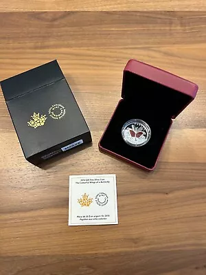 Canada 2016 20 Dollars Wings Of A Butterfly • $142.66