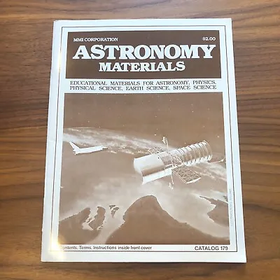 $18.48 • Buy Rare Astronomy Materials Catalog MMI CORPORATION