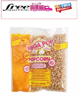 Gold Medal Mega Pop Popcorn Kit (12 Oz. Kit 24 Ct.) • $59.35