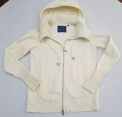 Women's Size XS MARTIN + OSA Ivory Hooded Jacket Light Stone VGUC (DZ) • $32.80