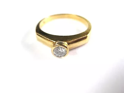 Ring Gold 750 With Brilliant 2.7g • £238.48
