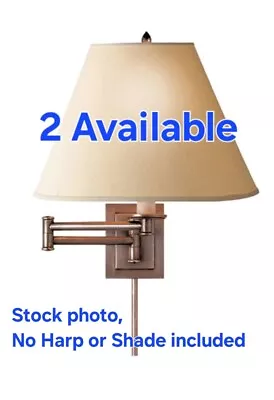 Visual Comfort S2500AN Studio Antique Nickel Finish Wall Swing Arm Wall Lamp • $139