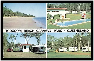 Vintage Postcard - Toogoom Beach Caravan Park QLD • $6.95