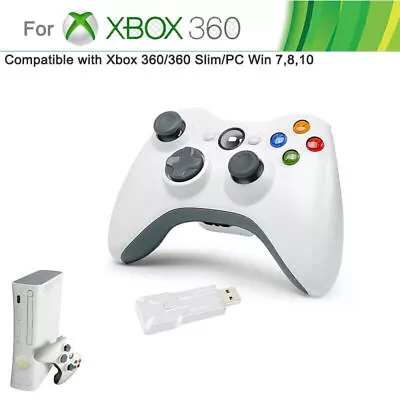 2.4G Wireless Controller Gamepad For Microsoft Xbox 360 Windows 7 8 10 PC Joypad • $30.99