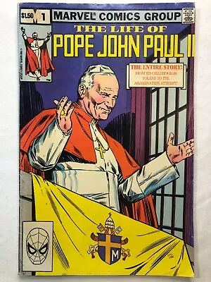 The Life Of Pope John Paul II #1 1982 Vintage Marvel Comics Nice Condition! • $25