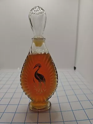 VTG Avon Golden Flamingo Decanter Field Flowers Foaming Bath Oil W Box • $15.99