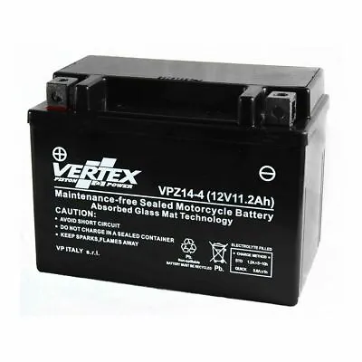 Vertex Premium Battery Kawasaki ZZR 1400 (ABS) (ZX1400F) 2013-2015 • £39.70