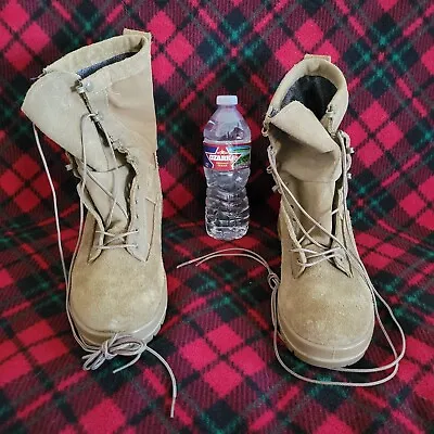 New Altama Army Combat Boots Mens 8.5W Tan Tactical Military SPE 1C1-17-D-1082 • $59.99