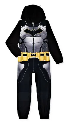 BATMAN DC Costume Pajamas Blanket Sleeper W/ Hood NWT Boys Sz. 4-5 6-7 Or 8 • $70.68