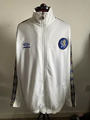 Chelsea Fc Umbro 1997/1999 Track Football Jacket Mens Size Extra Large • £119.99
