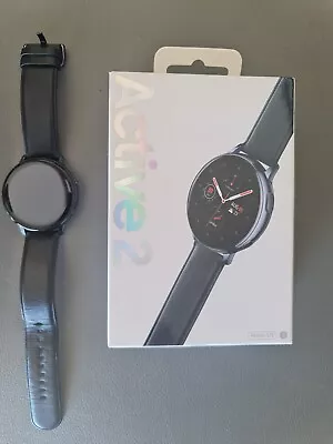 Samsung Galaxy Smart Watch Active 2 [44mm] - LTE + GPS - Stainless Steel  • $139