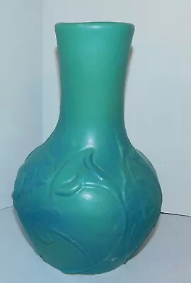 Van Briggle Art Pottery Lily 10  Blue/turquoise Vase • $79.99