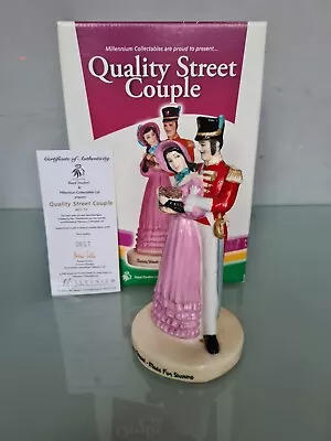 £75 • Buy ROYAL DOULTON  Ltd Edition Quality Street Couple Boxed + Certificate 