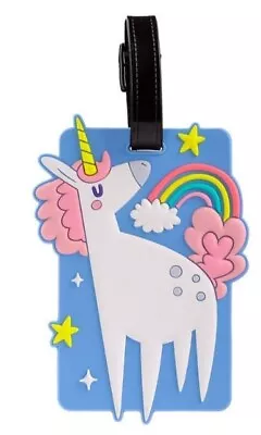 Cute Unicorn Luggage Tag Travel Baggage Handbag Card ID Tags Suitcase Label • £3.89