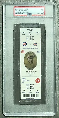 8/5/07 Cubs / Mets Tom Glavine 300th MLB Win MILESTONE Season Ticket Stub PSA • $169.49