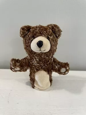 Manhattan Toy Brown Teddy Bear Wooley Finger Puppet • $9.95