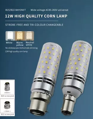 LED Globe Corn Bulb B15 Daylight Warm White Neutral White Tri-Colours • $15