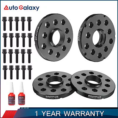 4X 5x100mm/5x112mm Wheel Spacers & 20 Lug Bolts For Audi A6 S4 A4 A3 VW Jetta CC • $54.90