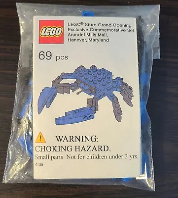 LEGO Store Opening Arundel Mills Mall Hanover Maryland Blue Crab [HANOVER-1] • $60