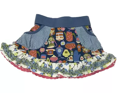 Matilda Jane Girls 2 2T Blue Flair For The Dramatic Make Believe Skort Skirt • $19.99