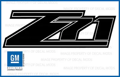 07 - 13 Chevrolet Silverado Z71 Decals - FBLK - 1500 2500 GM HD Stickers Chevy • $32.48