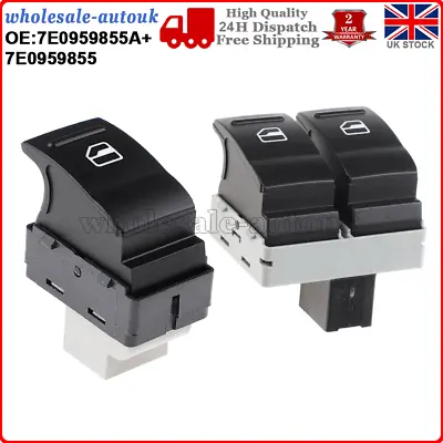 Electric Window Switch Front Left & Right Kit Replace For VW Transporter T5 T6 • £10.37