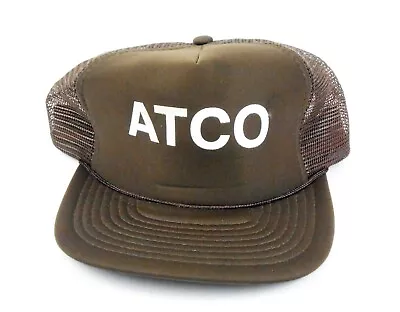 Trucker Hat ATCO Oil & Gas Mesh Panels Snap Back Vintage Great Condition • $9.99