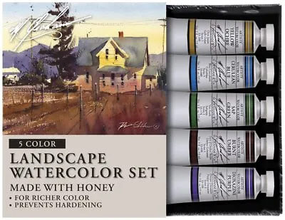 M. Graham & Co. Tube Watercolor Paint Landscape 5-Color Set 1/2-Ounce • $66.12