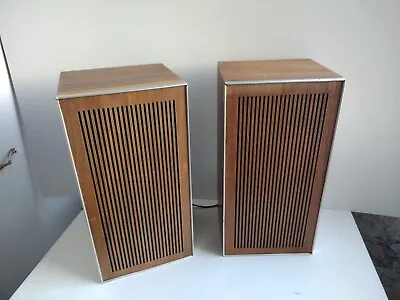 Vintage 1970s Hi-Fi Speakers -FRC- Ferguson Radio Corp. Teak Model 204SS 43cm • £29.50