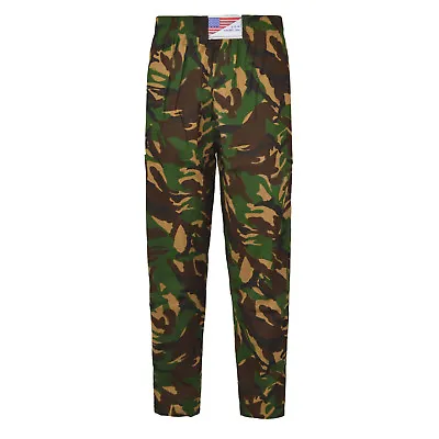 Men's Baggy Camouflage Lounge Pants Jogging Trousers Nightwear Open Leg S-XL • £9.99