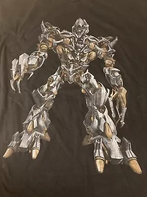 2007 Transformers Movie Promo T-Shirt Megatron Black Size XXL  • $25